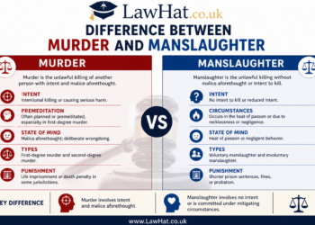 difference between murder and manslaughter