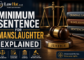 minimum sentence for manslaughter
