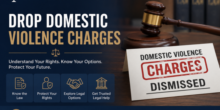 drop domestic violence charges